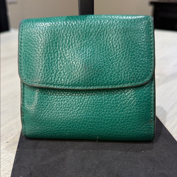 Coach Teal Studded Women's Wallet - Picture 2 of 6